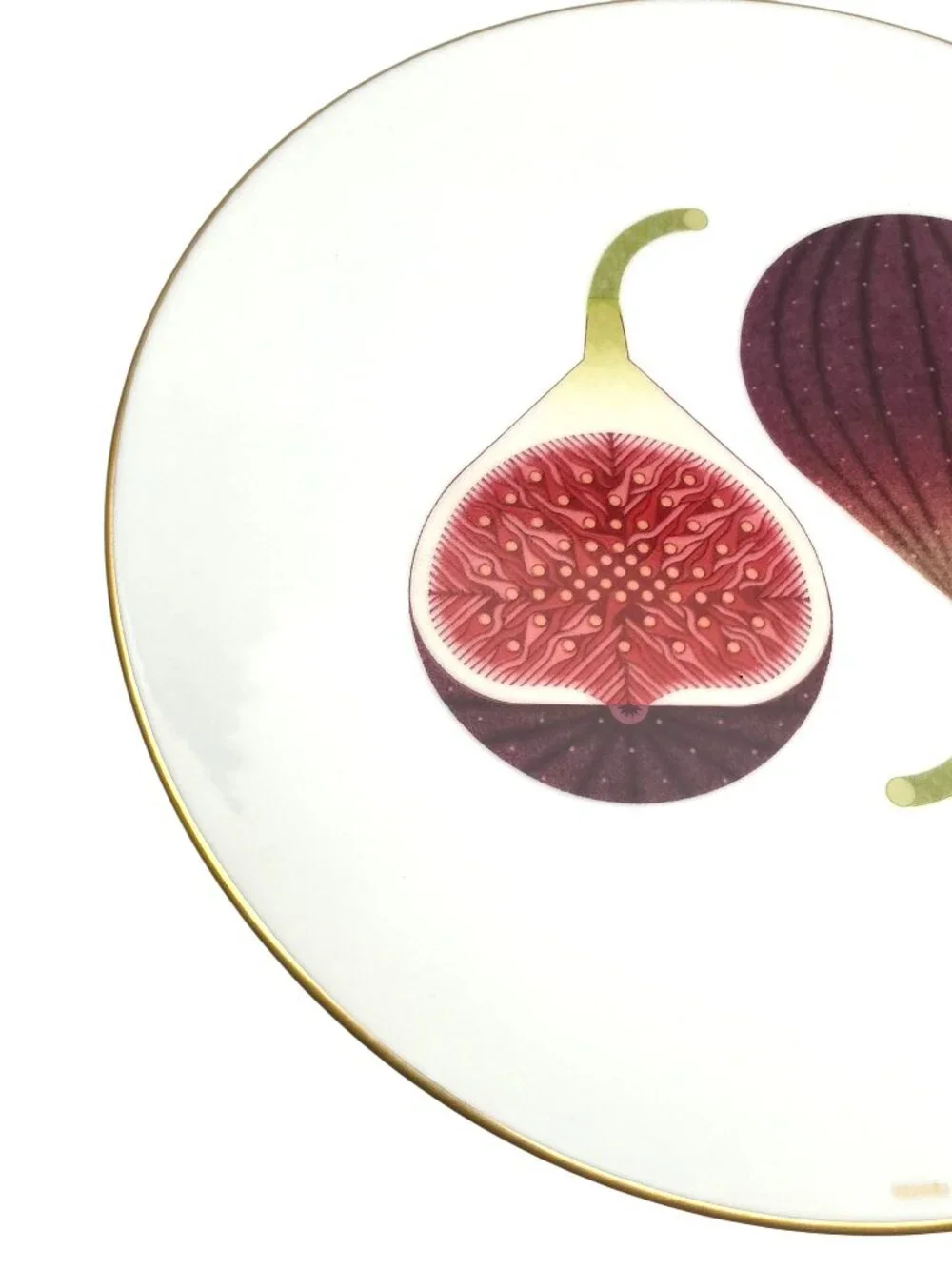 HERMES KAORUMI PORCELAIN FRUIT PLATES SET OF 6 BNIB